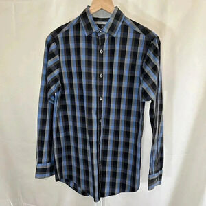 Hart Schaffer Marx Plaid Long Sleeve Shirt Size Small Work Outdoors Hiking